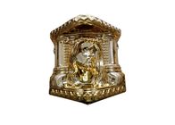 Złote elementy do tralowania z trumny Dostosowane do koloru miedzi 19 kg / 18 kg Z modelem Chrystusa