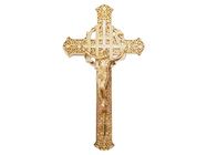 Krzyżówka z trumny w złotym kolorze Rozmiar 29 × 16 Cm