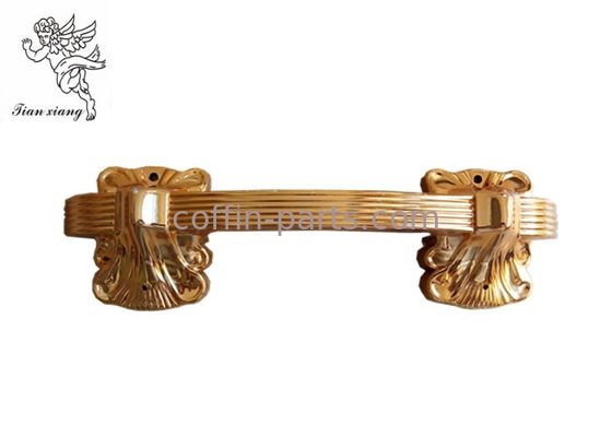 Copper Color Plastic Coffin Handles Casket Accessories African Style For Bearing