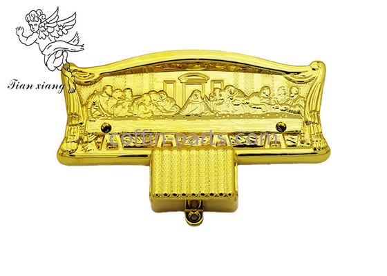 Gary Color Plastic Zacięcia Casket Trumna Dekoracja 60cm X 45cm X 35cm