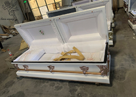 Metalowy projekt trójniku prostokątnego dla profesjonalistów pogrzebowych