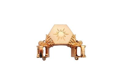 Brass Kolor Coffin Części Dekoracje Komiksowe Sali I Star Pattern PP Nowy Materiał