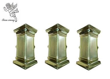 Coffin Swing Handle Decoration Coffin Corner PP Material Pale Gold Coffin Accessories