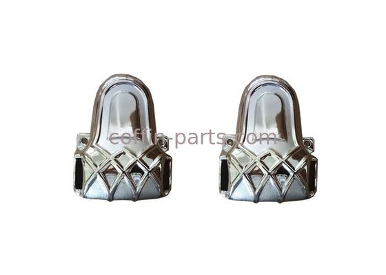 PP Or ABS  Material Funeral  Coffin Decorative Coffin Parts  With Steel Bars