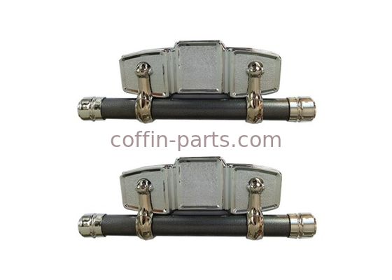 Funeral Silver Casket Handle Hardware , Coffin Surface Casket Accessories  With ABS / PP Panels