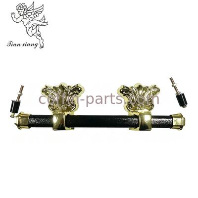 Ornate Engraved Gold Casket Swing Handle Funeral Casket Hardware Fitting 